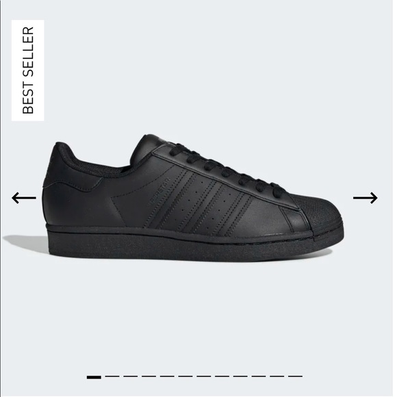 Original, Allstar Unisex Black Leather Adidas. - Picture 2 of 12